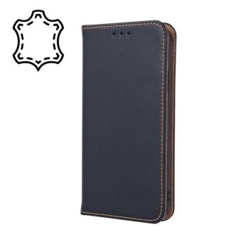 Geniune Leather Smart Pro könyvtok Samsung Galaxy S10 Plus - fekete kép