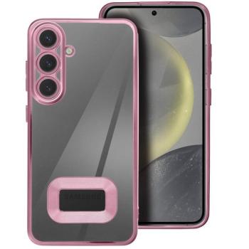 Glam Samsung Galaxy A56 szilikon tok kameravédő-lencsével, rózsaszín kép