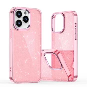 Glitter tok iPhone 16e - rózsaszín kép