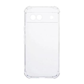 Google Pixel 8a, Szilikon tok, közepesen ütésálló, légpárnás sarok, átlátszó kép