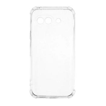 Google Pixel 9a, Szilikon tok, közepesen ütésálló, légpárnás sarok, átlátszó kép