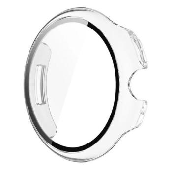 Google Pixel Watch 3 (41 mm), Műanyag védőkeret, kijelzővédő üveggel, közepesen ütésálló, szíj nélkül, átlátszó kép