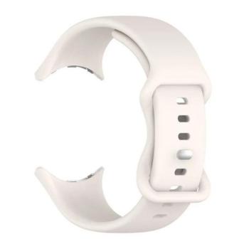 Google Pixel Watch 3 (41 mm), szilikon pótszíj, állítható, bézs kép