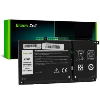 GREEN CELL Li-Polymer akku (11,4V, 3600mAh, Dell Latitude 3510 Inspiron 5501 5301 5505 5401 5402 5502) FEKETE kép