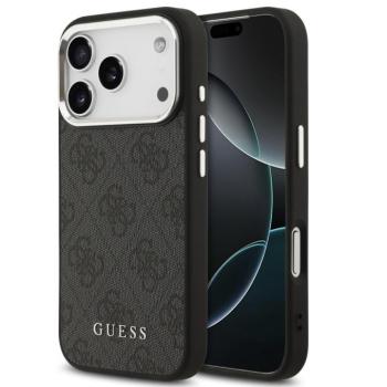 Guess 4G Apple iPhone 17 Pro MagSafe hátlap tok, fekete kép