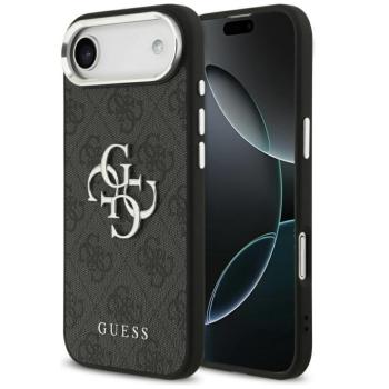 Guess 4G Big 4G Classic Logo Apple iPhone Air (2025) hátlap tok, fekete-ezüst kép