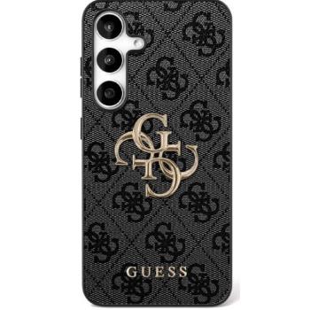 Guess 4G Big 4G Classic Logo Samsung Galaxy S25 FE hátlap tok kameravédő peremmel, fekete kép