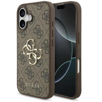 Guess 4G Big Logo Apple iPhone 17 hátlap tok, barna kép
