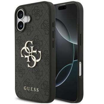 Guess 4G Big Logo Apple iPhone 17 hátlap tok, fekete kép