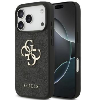 Guess 4G Big Logo Apple iPhone 17 Pro hátlap tok, fekete kép