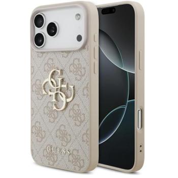 Guess 4G Big Logo Apple iPhone 17 Pro hátlap tok, rózsaszín kép