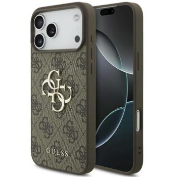 Guess 4G Big Logo Apple iPhone 17 Pro Max hátlap tok, barna kép