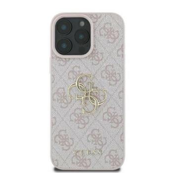 Guess 4G Big Logo iPhone 16 Plus kemény hátlap tok, rózsaszín GUHCP16L4GMGBL kép