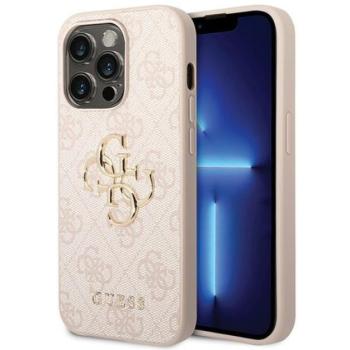 Guess 4G Big Metal Logo Apple iPhone 15 Pro hátlap tok, rózsaszín kép
