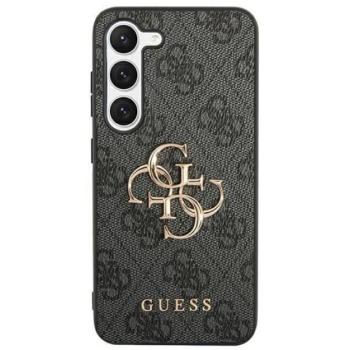 Guess 4G Big Metal Logo Samsung Galaxy S24 hátlap tok, fekete kép