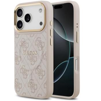 Guess 4G Charm Apple iPhone 17 Pro MagSafe hátlap tok, rózsaszín kép