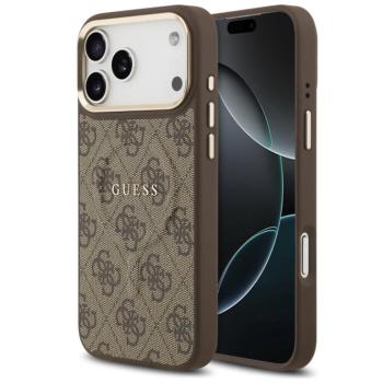 Guess 4G Charm Apple iPhone 17 Pro Max MagSafe hátlap tok, barna kép