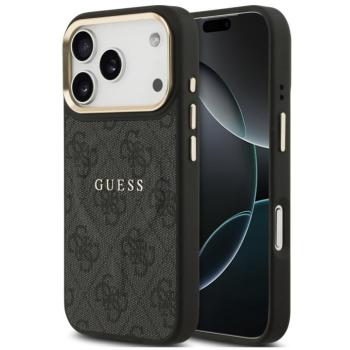 Guess 4G Charm Apple iPhone 17 Pro Max MagSafe hátlap tok, fekete kép