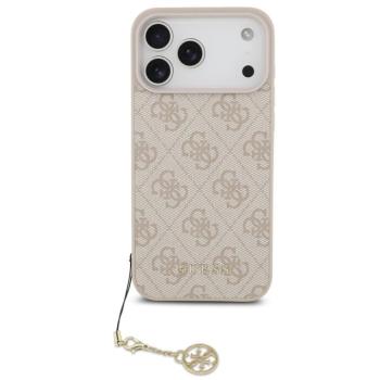 Guess 4G Charm Apple iPhone 17 Pro Max Tone on Tone hátlap tok, rózsaszín kép