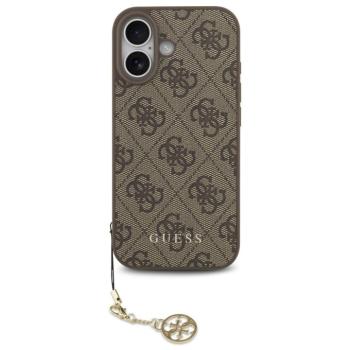 Guess 4G Charm Apple iPhone 17 Tone on Tone hátlap tok, barna kép