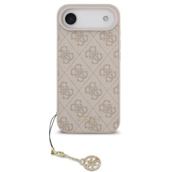 Guess 4G Charm Apple iPhone Air (2025) Tone on Tone hátlap tok, rózsaszín kép