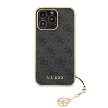 Guess 4G Charms Apple iPhone 13 Pro Max hátlap tok, szürke kép