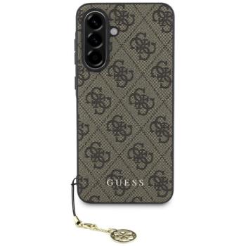 Guess 4G Charms Collection Samsung Galaxy A36 kemény hátlap tok, barna kép