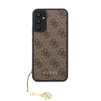 Guess 4G Charms Samsung Galaxy A34 5G szilikon tok, barna kép