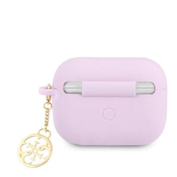 Guess 4G Charms Silicone Apple Airpods Pro tok, lila kép