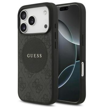 Guess 4G Circle Classic Logo Apple iPhone 17 Pro MagSafe tok, fekete kép