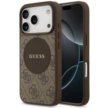 Guess 4G Circle Classic Logo Apple iPhone 17 Pro Max MagSafe tok, barna kép