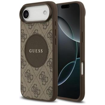 Guess 4G Circle Classic Logo Apple iPhone Air (2025) MagSafe tok, barna kép