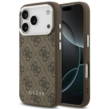 Guess 4G Classic Logo Apple iPhone 17 Pro Max MagSafe hátlap tok, barna kép