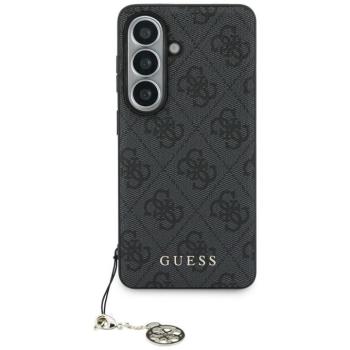 Guess 4G Classic Logo Charm Samsung Galaxy S26 mágneses tok, MagSafe, fekete kép