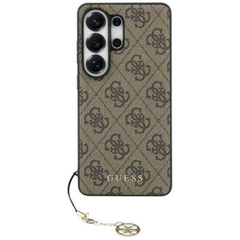 Guess 4G Classic Logo Charm Samsung Galaxy S26 Ultra mágneses tok, MagSafe, barna kép