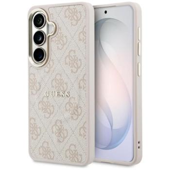 Guess 4G Embossed Ring Samsung Galaxy S26 Plus mágneses tok, MagSafe, rózsaszín kép