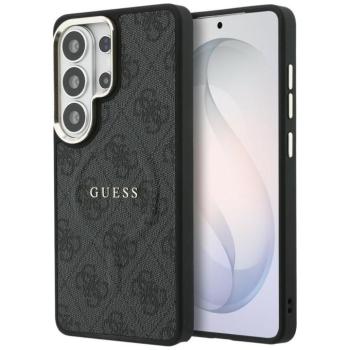 Guess 4G Embossed Ring Samsung Galaxy S26 Ultra mágneses tok, MagSafe, fekete kép