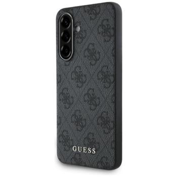 Guess 4G Metal Gold Logo Samsung Galaxy A56 hátlap tok, fekete kép