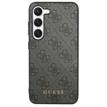 Guess 4G Metal Gold Samsung Galaxy S24+ szilikon tok, fekete kép