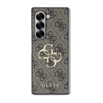 Guess 4G Metal Logo PU Samsung Galaxy Z Fold 6 hátlap tok, barna kép