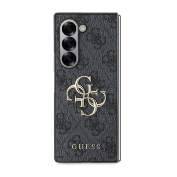 Guess 4G Metal Logo PU Samsung Galaxy Z Fold 6 hátlap tok, szürke kép