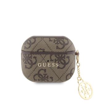 Guess 4G PU Charm Apple AirPods 3 tok, barna-arany kép