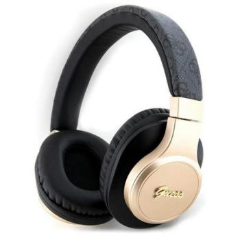 GUESS 4G SCRIPT bluetooth fejhallgató SZTEREO (v5.3, mikrofon, zajszűrő, IPX4 vízálló) FEKETE kép