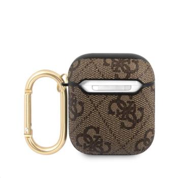 Guess 4G Script PC/PU Apple AirPods 1/2 tok, barna kép