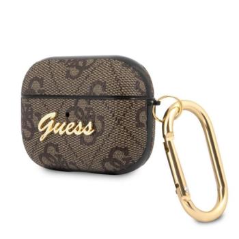 Guess 4G Script PC/PU Apple AirPods Pro tok, barna kép