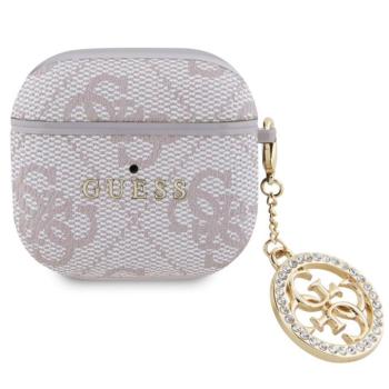 Guess 4G Script PC/PU Charm Apple AirPods 4 tok, rózsaszín kép