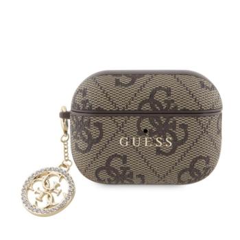 Guess 4G Script PC/PU Charm Apple AirPods Pro 2 tok, barna kép
