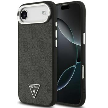 Guess 4G Triangle Logo Apple iPhone Air (2025) MagSafe hátlap tok, fekete-ezüst kép