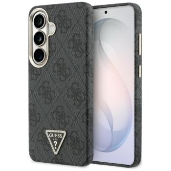 Guess 4G Triangle Logo Samsung Galaxy S26 mágneses tok, MagSafe, fekete kép