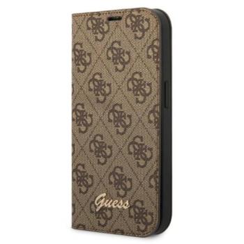 Guess 4G Vintage Gold Apple iPhone 14 Pro Max flip tok, barna kép